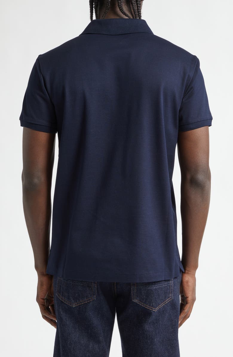 Ralph Lauren Purple Label Embroidered Logo Cotton Piqué Polo, Alternate, color, Classic Chairman Navy