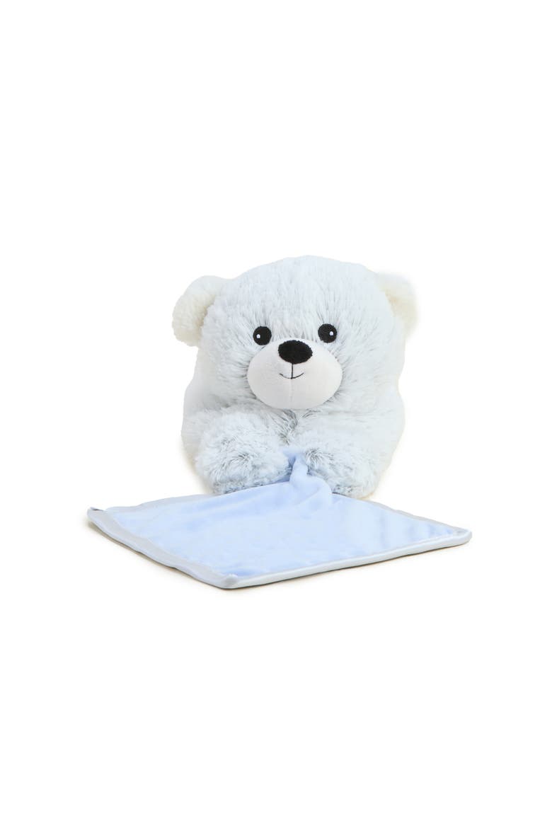 Marshmallow Bear Blanket Plush Toy, Alternate, color, Light Brown