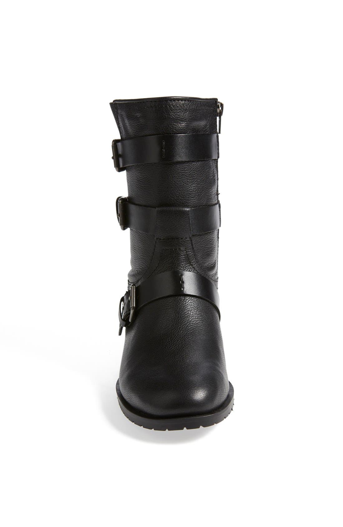 DV by Dolce Vita 'Ferin' Buckle Boot, Alternate, color, BLACK