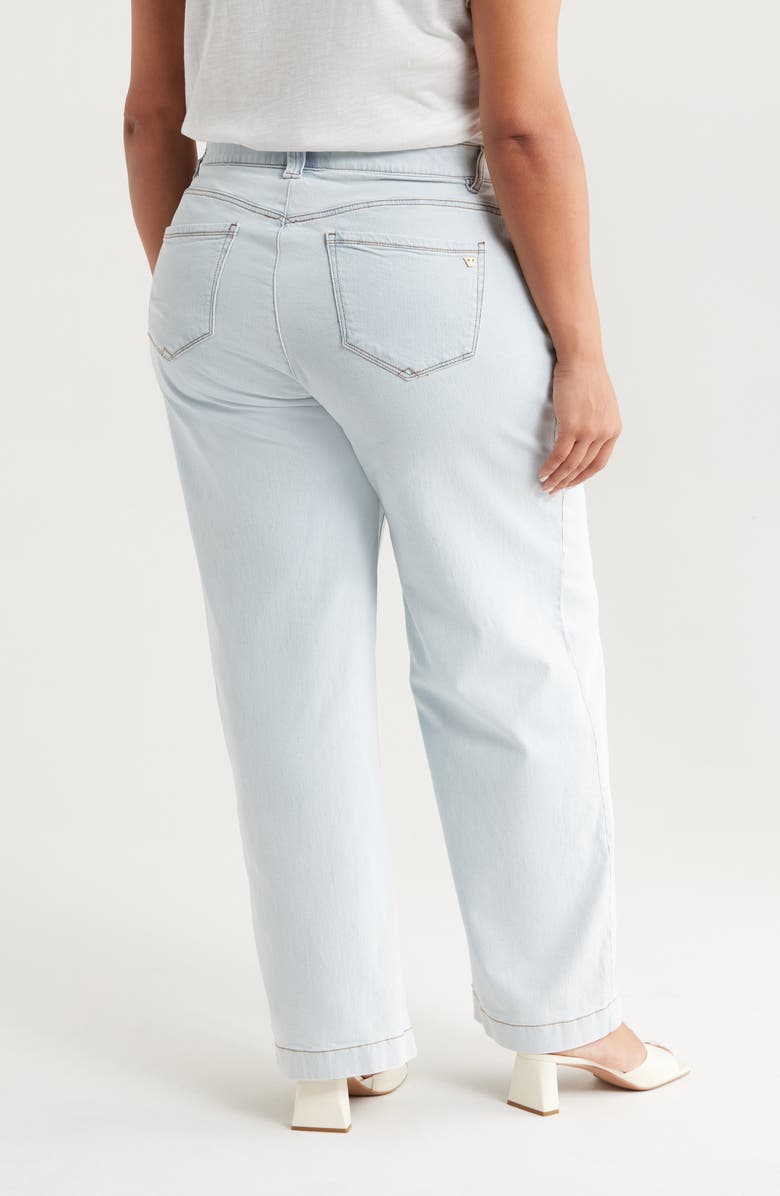 Wit & Wisdom Sam High Waist Wide Leg Jeans, Alternate, color, Powder Blue