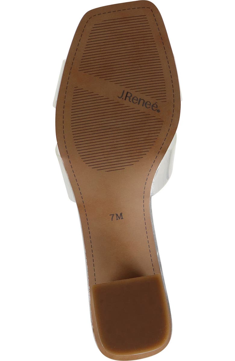 J. Reneé Rafaela Sandal, Alternate, color, Clear/ Silver