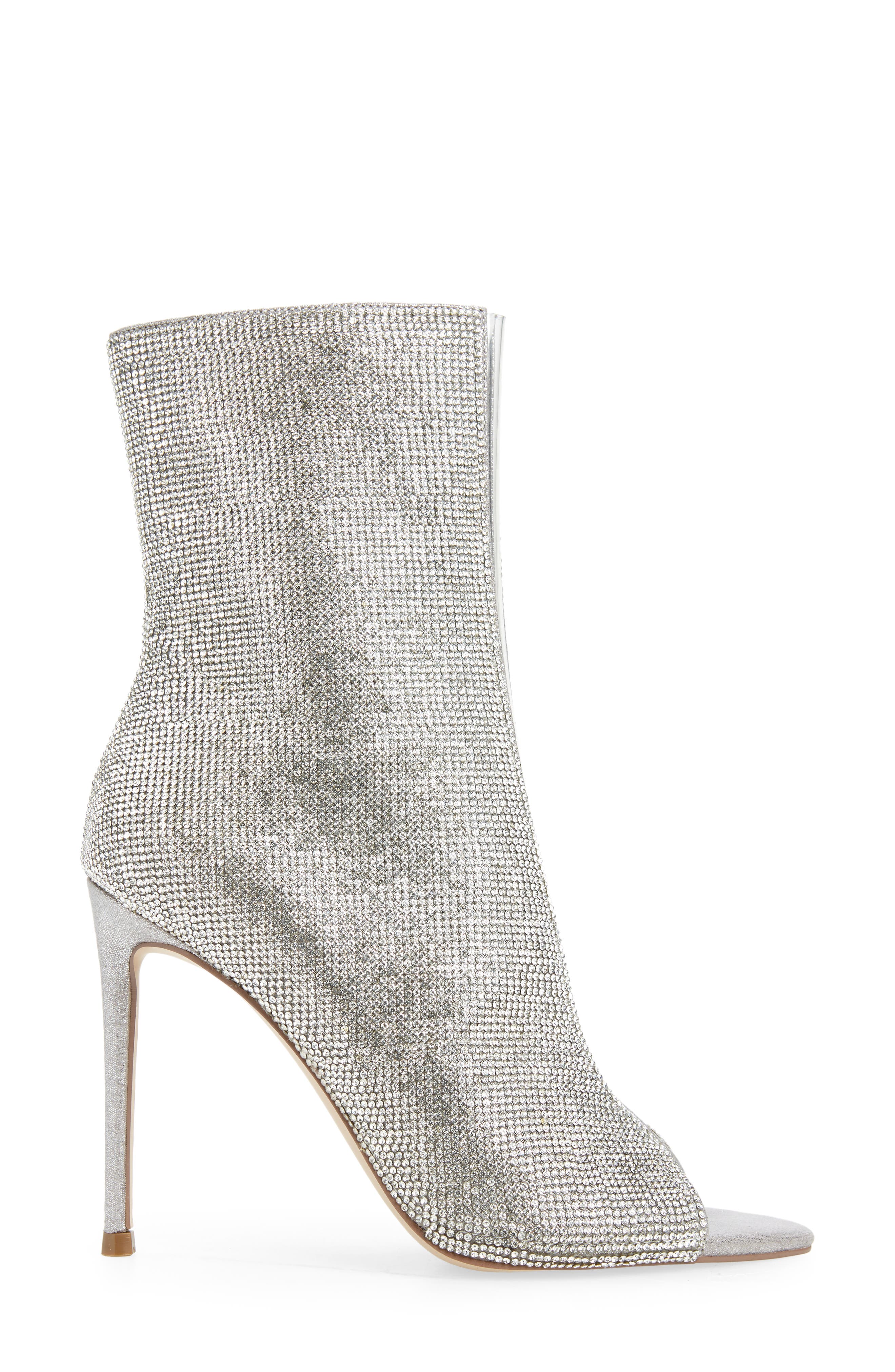 Steve Madden Finley Rhinestone Sandal Bootie, Alternate, color, 