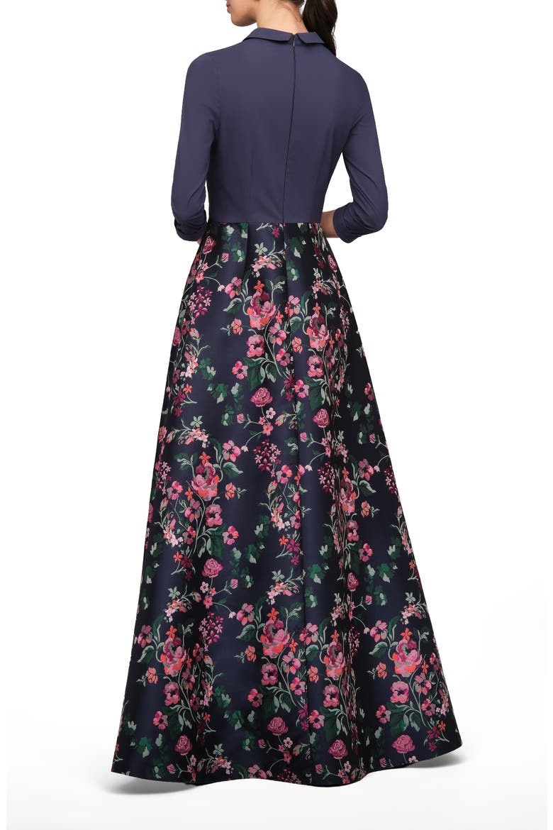 Marceline Ballgown, Alternate, color, INK BLUE MULTI