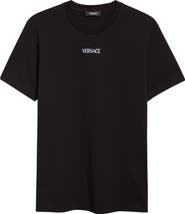 Versace Logo Cotton Jersey T-Shirt