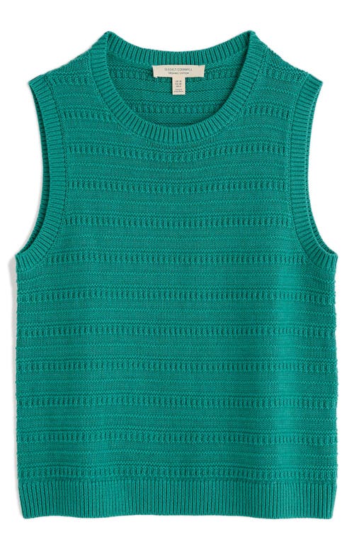 Seasalt Cornwall Tepel Organic Cotton Sweater Vest In Green