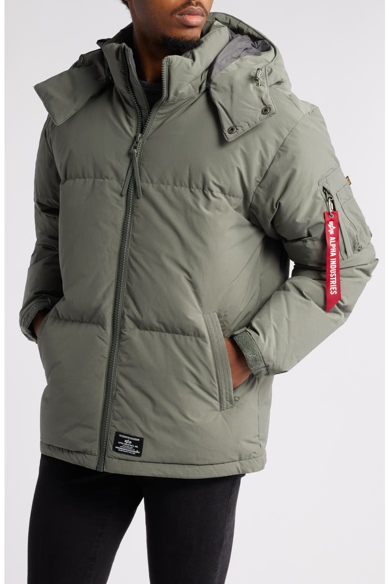 Puffer Parka, Alternate, color, FIELD GRAY