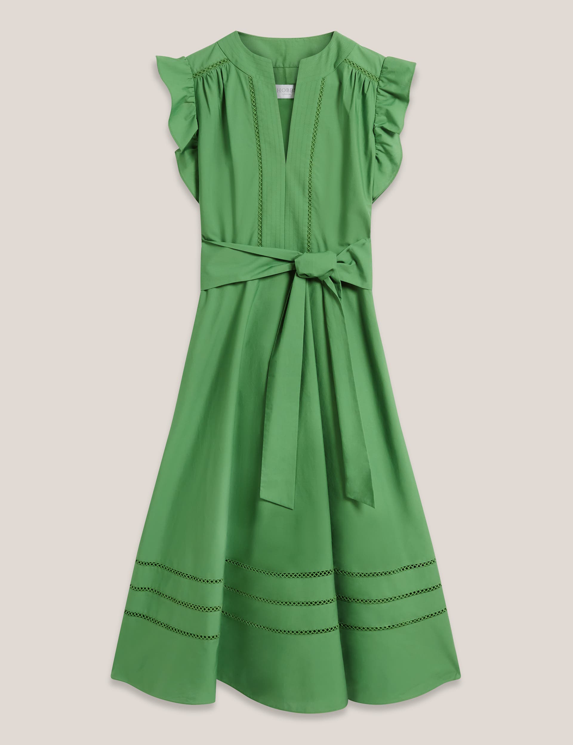 Vanessa Ruffle Sleeve Midi Dress - image 2