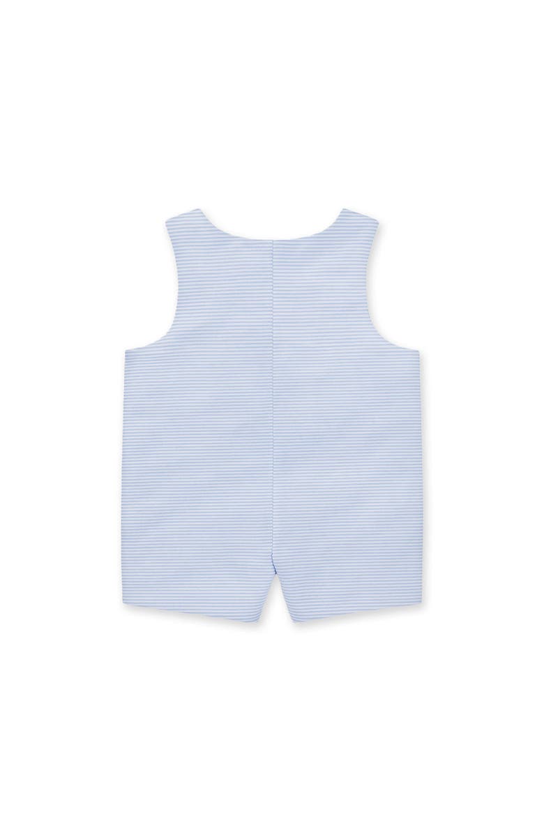 Ottoman Shortall With Present Puppy, Alternate, color, White/Blue