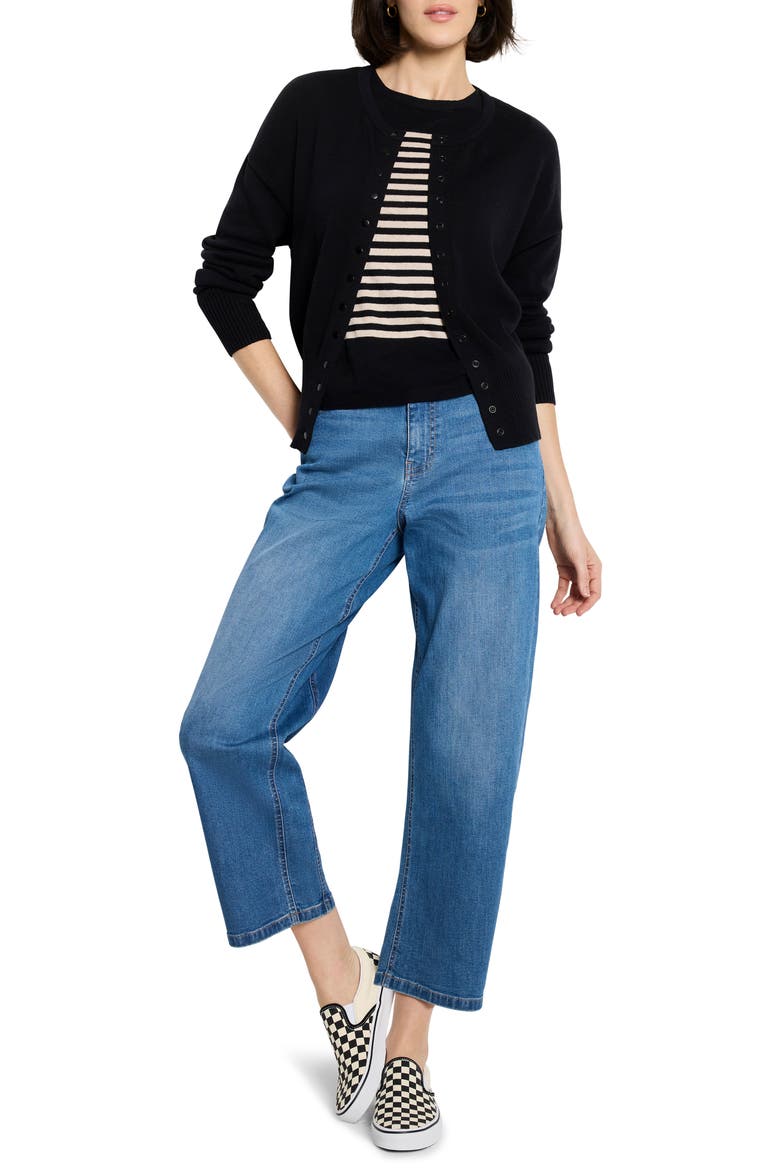 Snap It Up Cardigan, Alternate, color, BLACK ONYX