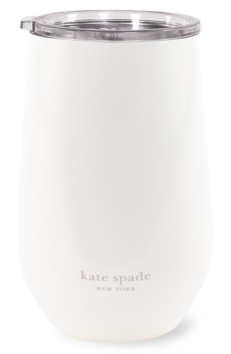 Kate Spade New York stainless steel wine tumbler, Alternate, color, 