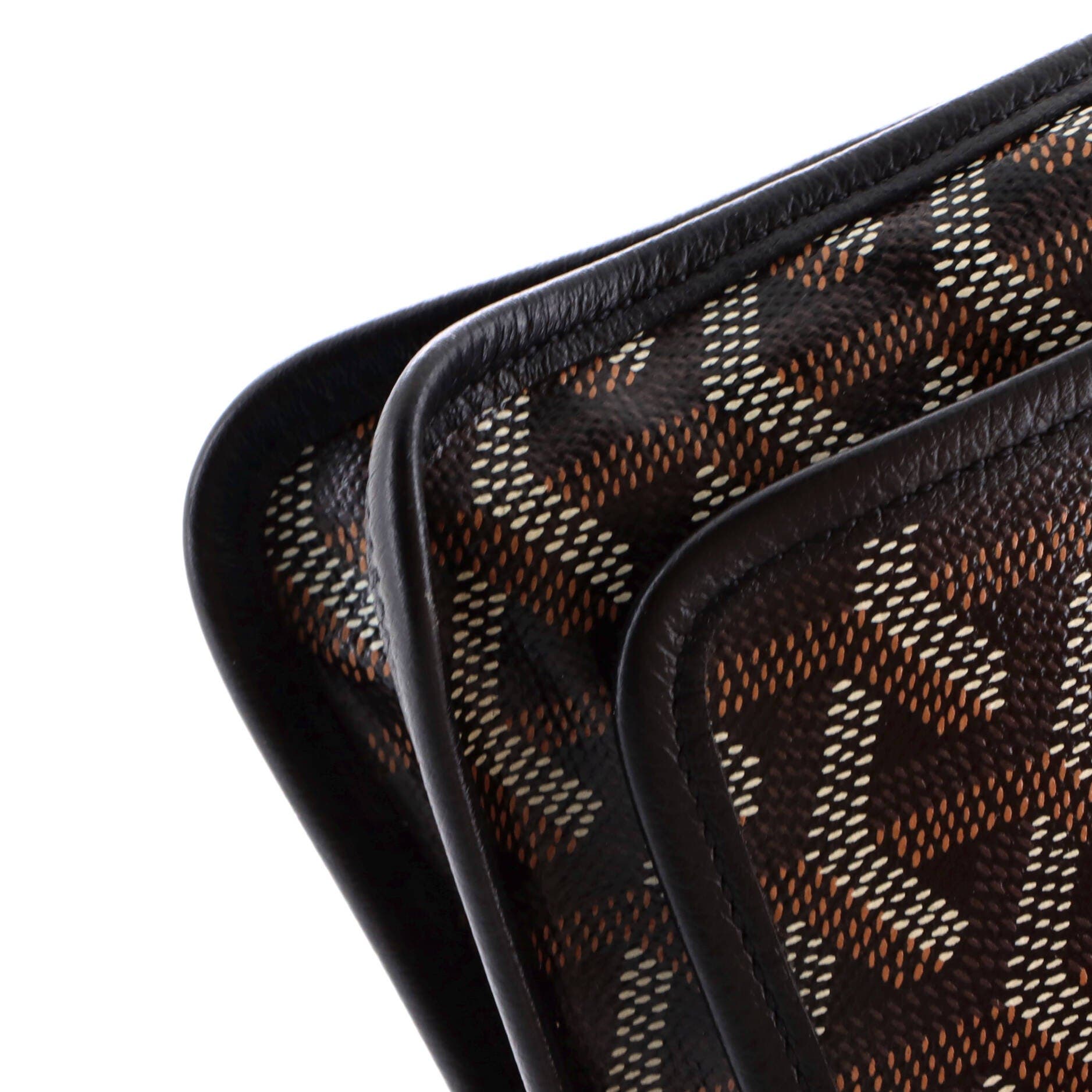Plumet Clutch Wallet Coated Canvas, Alternate, color, Black