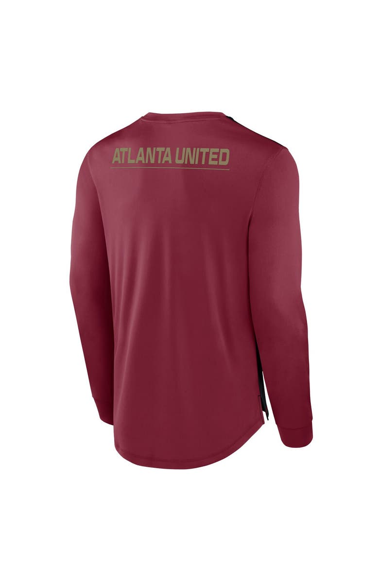 FANATICS Men's Fanatics Branded Red Atlanta United FC Mid Goal Long Sleeve T-Shirt, Alternate, color, 