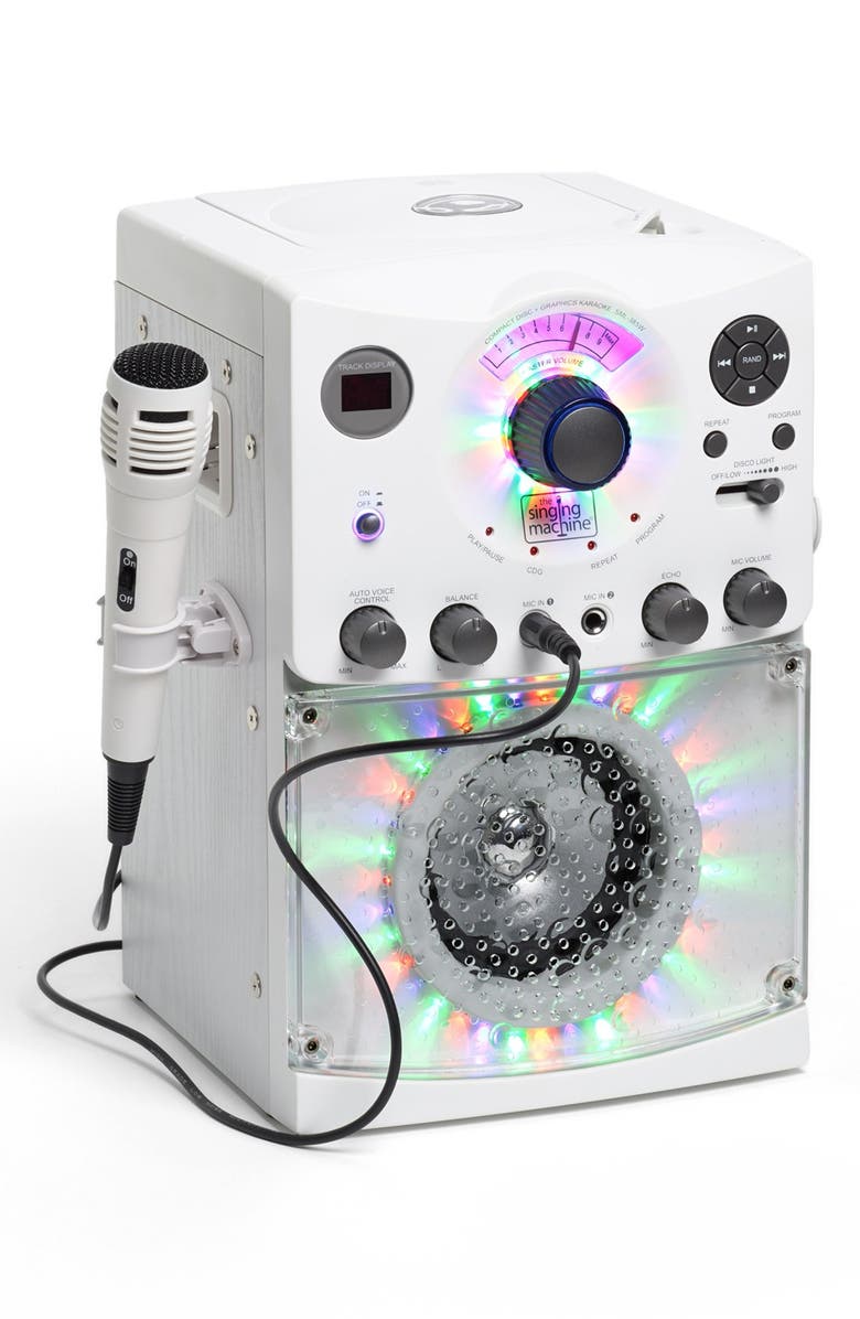 Singing Machine Karaoke System with Disco Lights, Main, color, 