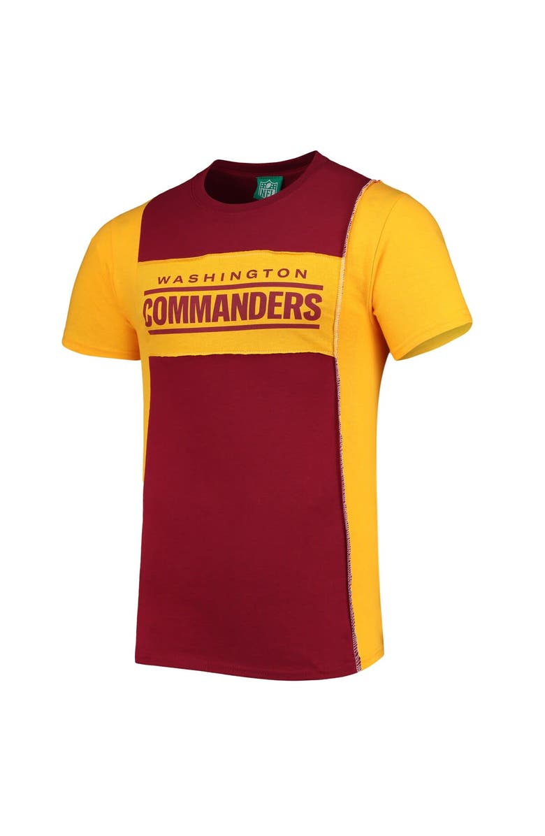 REFRIED APPAREL Men's Refried Apparel Burgundy Washington Commanders Split Side T-Shirt, Alternate, color, Burgundy