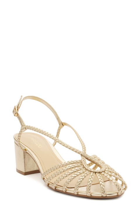 Paola Slingback Block Heel Sandal (Women)