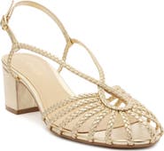 Arezzo Paola Slingback Block Heel Sandal
