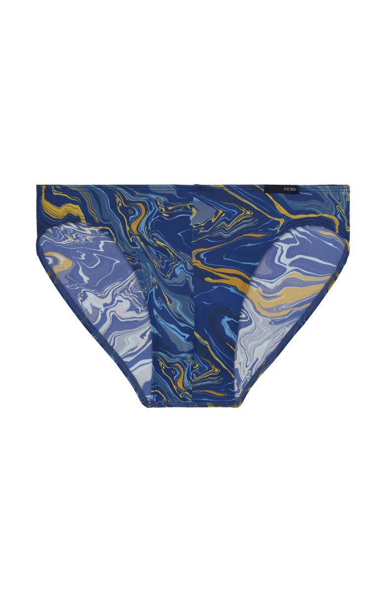 HOM Funky Styles Comfort Micro Briefs, Main, color, Navy Print