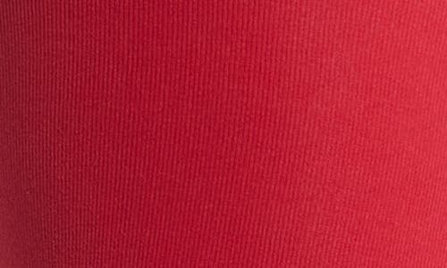 Hue Qpaque Over The Knee Socks In Red