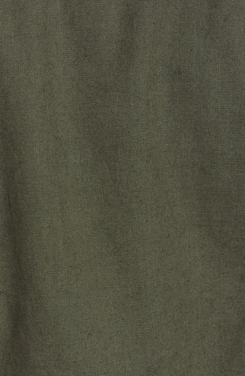 AG Eliette Linen & Cotton Crop Trucker Jacket, Alternate, color, 