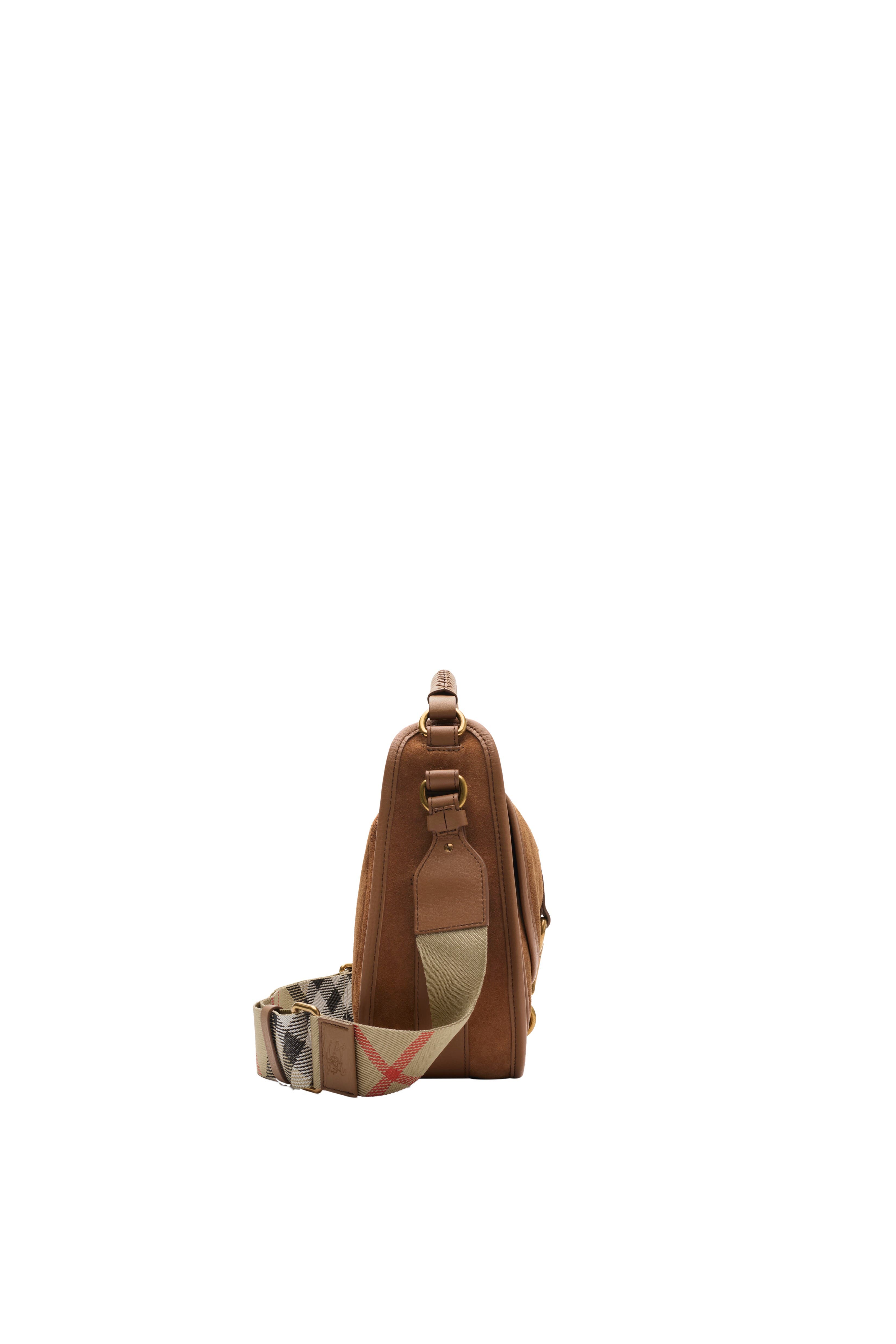 Burberry Small B Clip Messenger Bag, Alternate, color, 