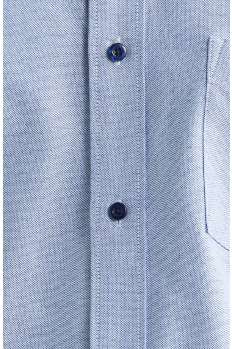 Regular Fit Solid Cotton Button-Down Oxford Shirt, Alternate, color, NAVY