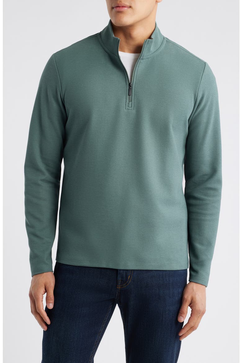 Karuna Half Zip Pullover, Main, color, BALSAM GREEN