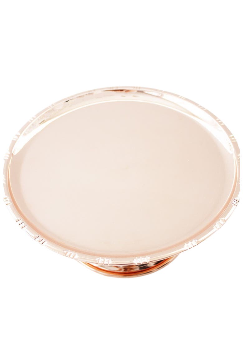 Vintage Inspired Copper Cakestand, Alternate, color, Copper