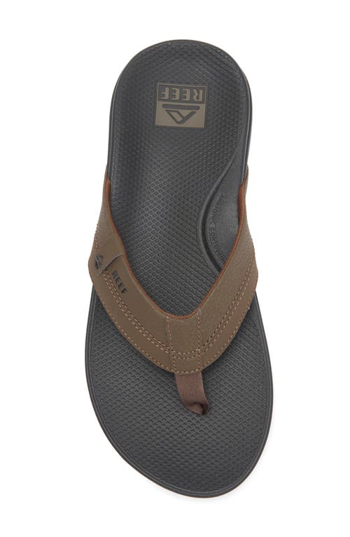 Reef Cushion Spring 2.0 Flip Flop In Brown/black