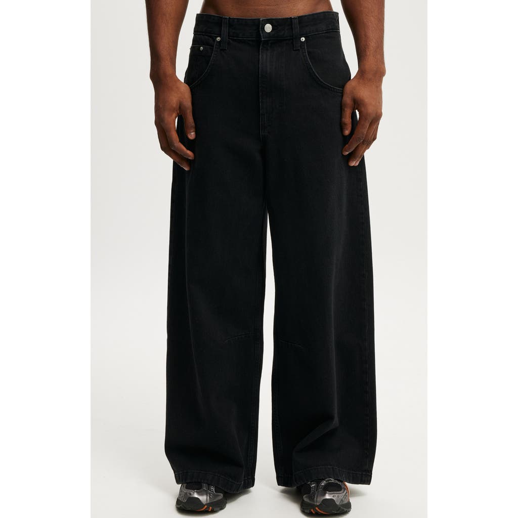 Cotton On Y2k Super Wide Jean In Black