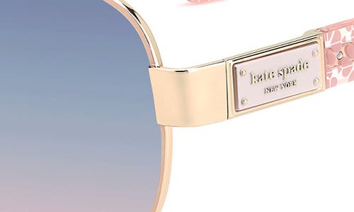 Shop Kate Spade New York Dalia 58mm Gradient Pilot Sunglasses