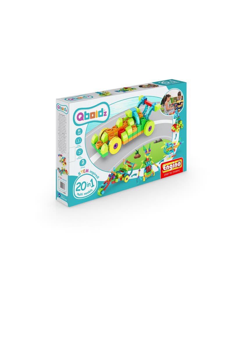 Engino Engine Qboidz 20 in 1 Set Multi Models Building Kit, Main, color, Multicolored