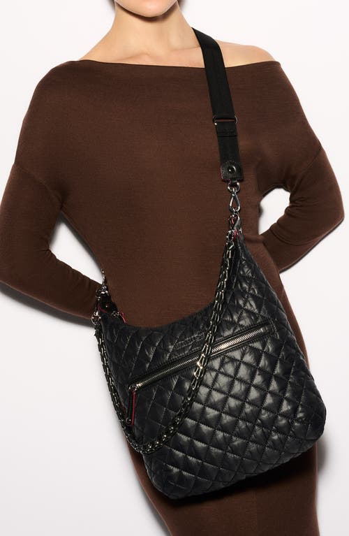 Mz Wallace Crosby Sienna Quilted Nylon Shoulder Bag