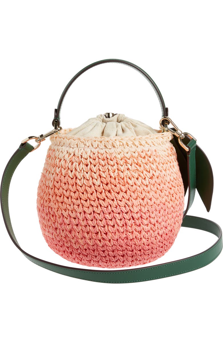 Kate Spade New York bellini 3d peach crossbody bag, Alternate, color,