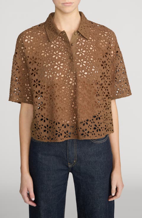 The Downing Eyelet Polo