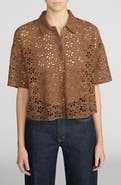 FRAME The Downing Eyelet Polo