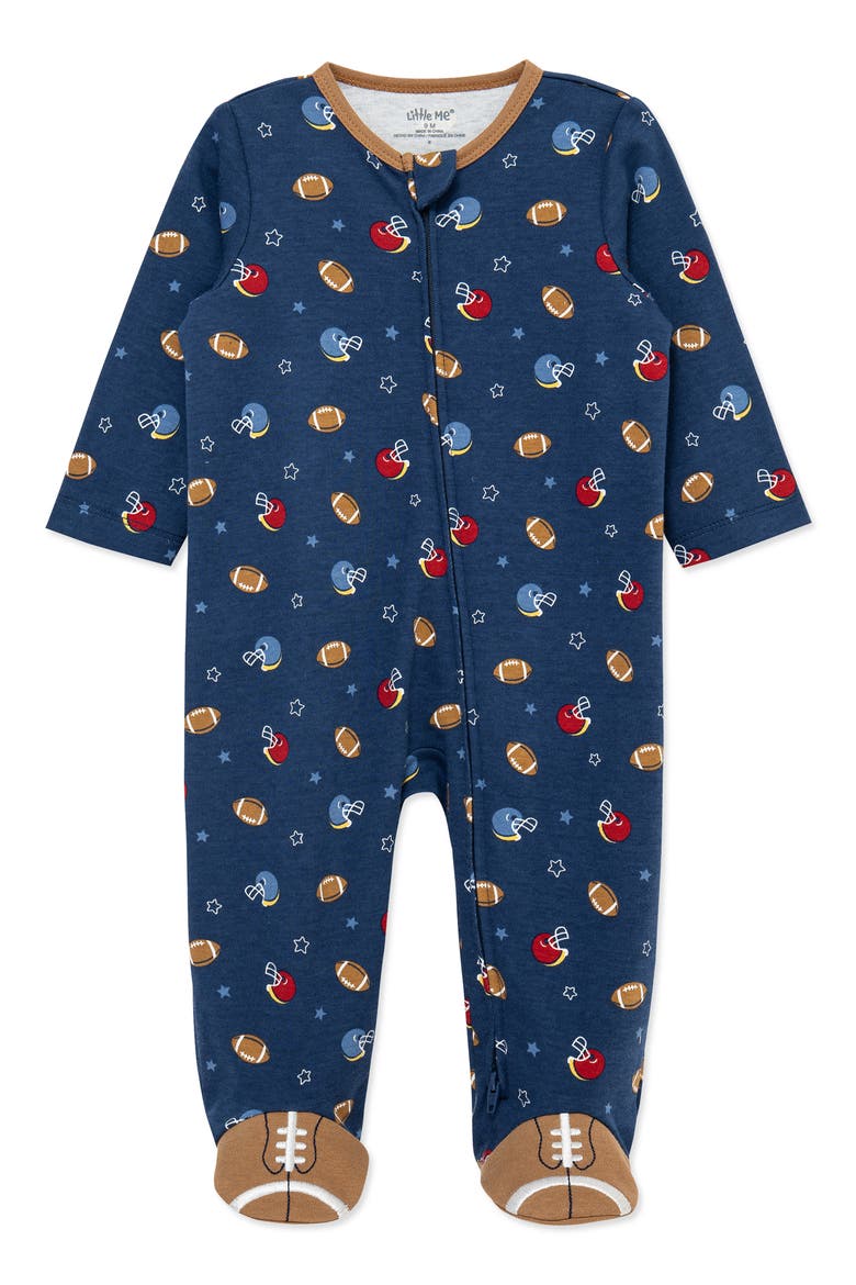 Football Star Footie (Nordstrom Exclusive), Main, color, BLUE