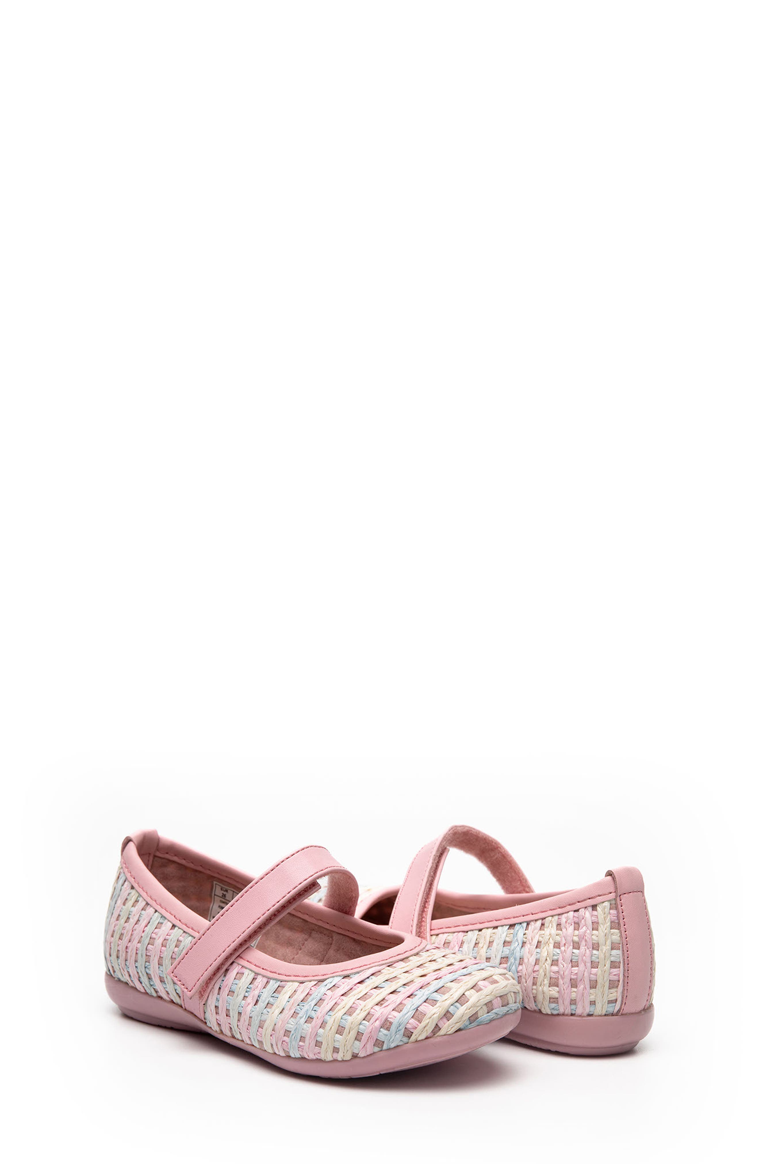 CHILDRENCHIC Kids' Iris Rainbow Mary Jane Flat, Alternate, color, Rainbow