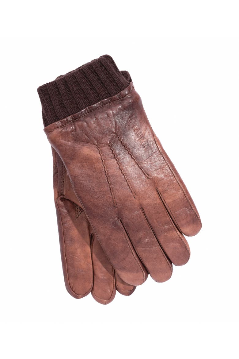 Burnished Leather Flight Glove, Alternate, color, Patina Med Brown