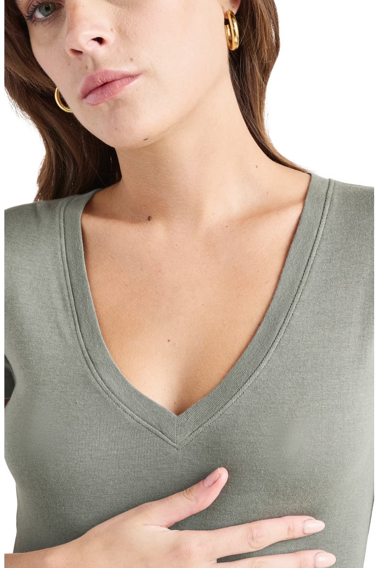 Faye V-Neck Tee, Alternate, color, SOFT VOB