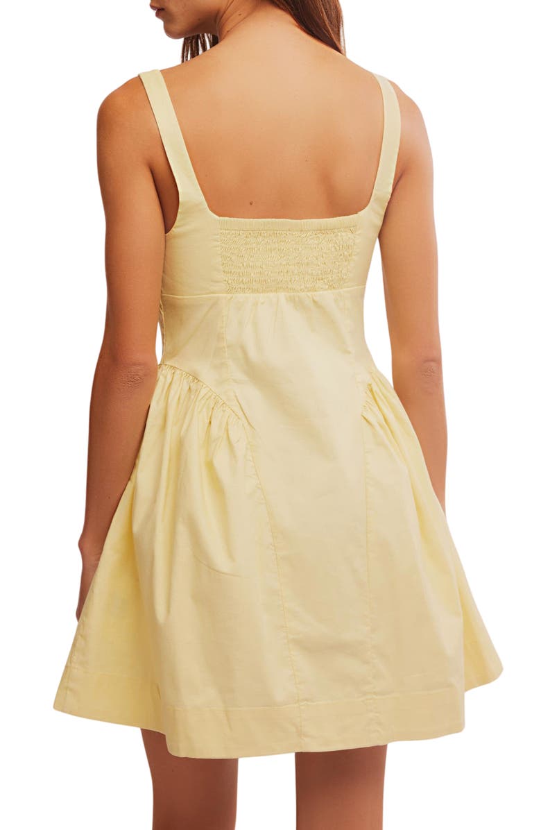 Free People Astrid Minidress, Alternate, color, Banana Cream