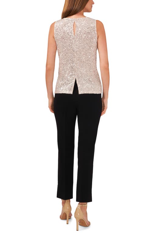 Halogenr Halogen(r) Sequin High-low Tank In Burgundy