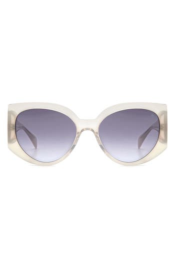 Rag & Bone 58mm Cat Eye Sunglasses In Purple