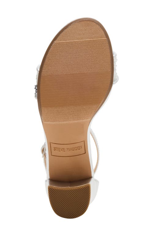 Steve Madden Jcarrson Ankle Strap Sandal In Silver