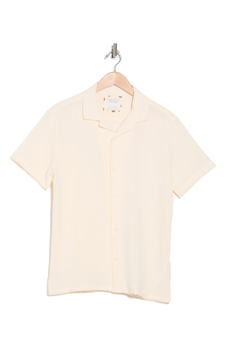 Cactus Man Texture Short Sleeve Shirt, Main, color, 