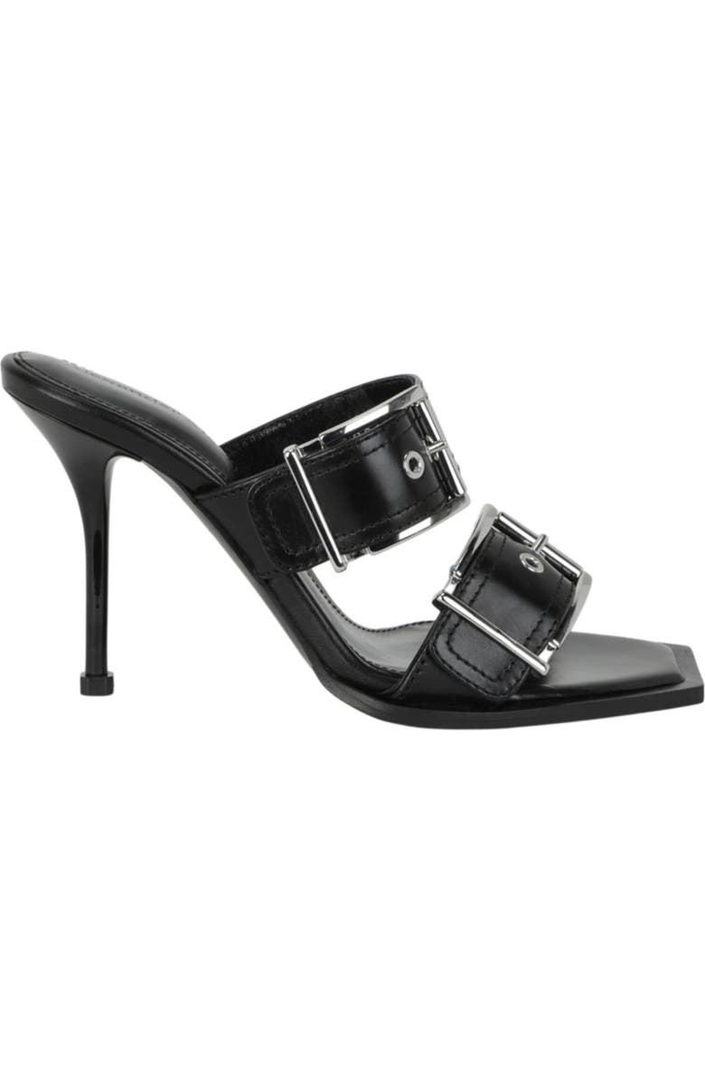 McQueen Punk Double Buckle Sandal, Alternate, color,