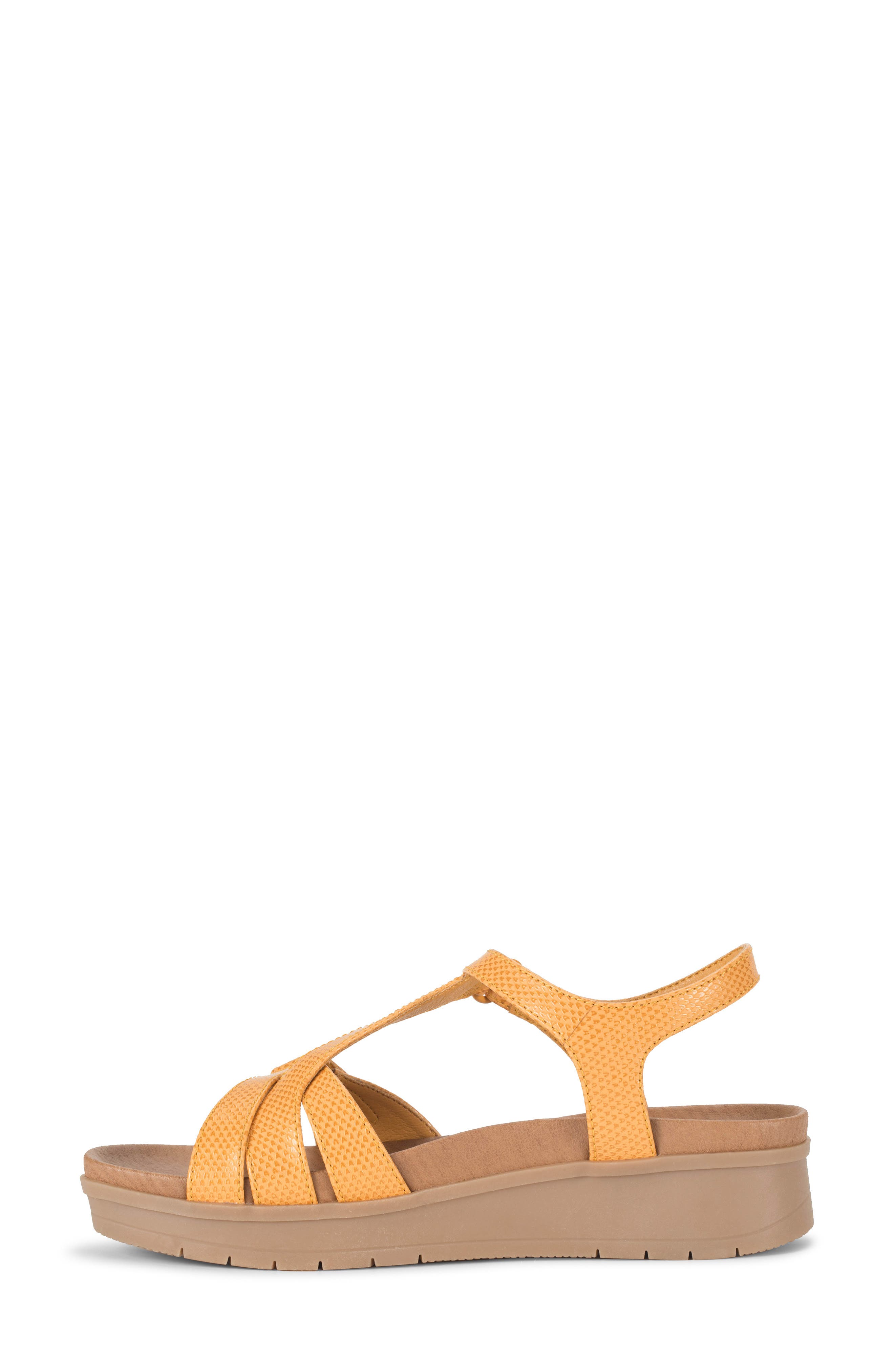 BARETRAPS Gidget Ankle Strap Platform Wedge Sandal, Alternate, color, Sun
