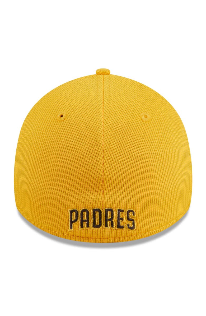 New Era Men's New Era Gold San Diego Padres 2024 Spring Training 39THIRTY Flex Hat, Alternate, color,