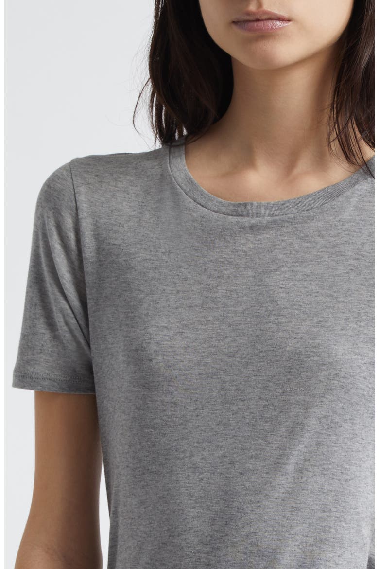 Elin Cotton & Cashmere T-Shirt, Alternate, color, HEATHER GREY