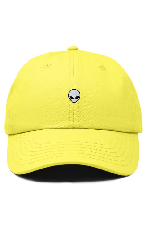 Mens Lil Alien Cotton Dad Cap