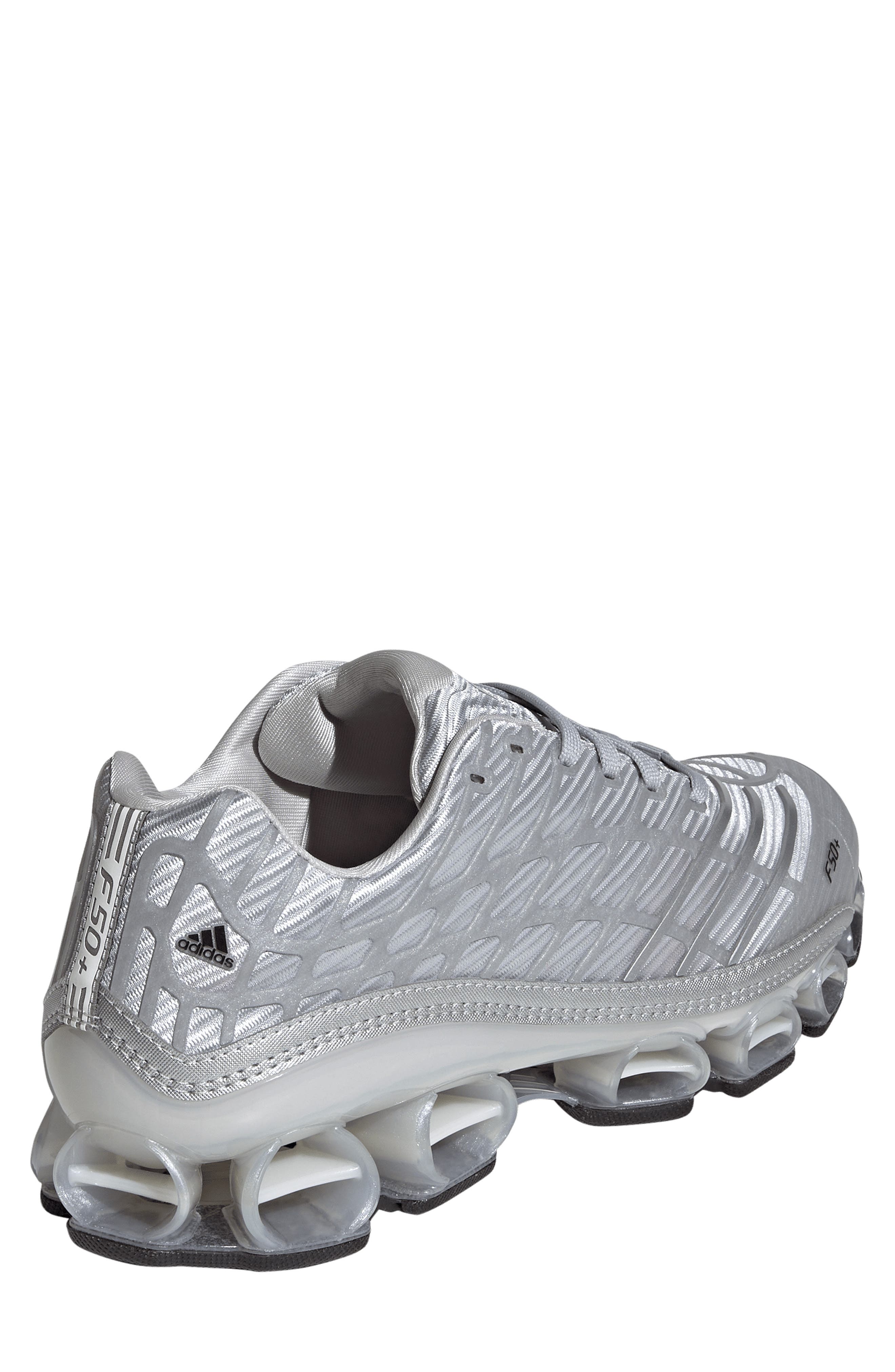 Megaride F50 Running Sneaker, Alternate, color, SILVER / MATTE SILVER/ MET
